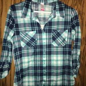 Detailed back flannel